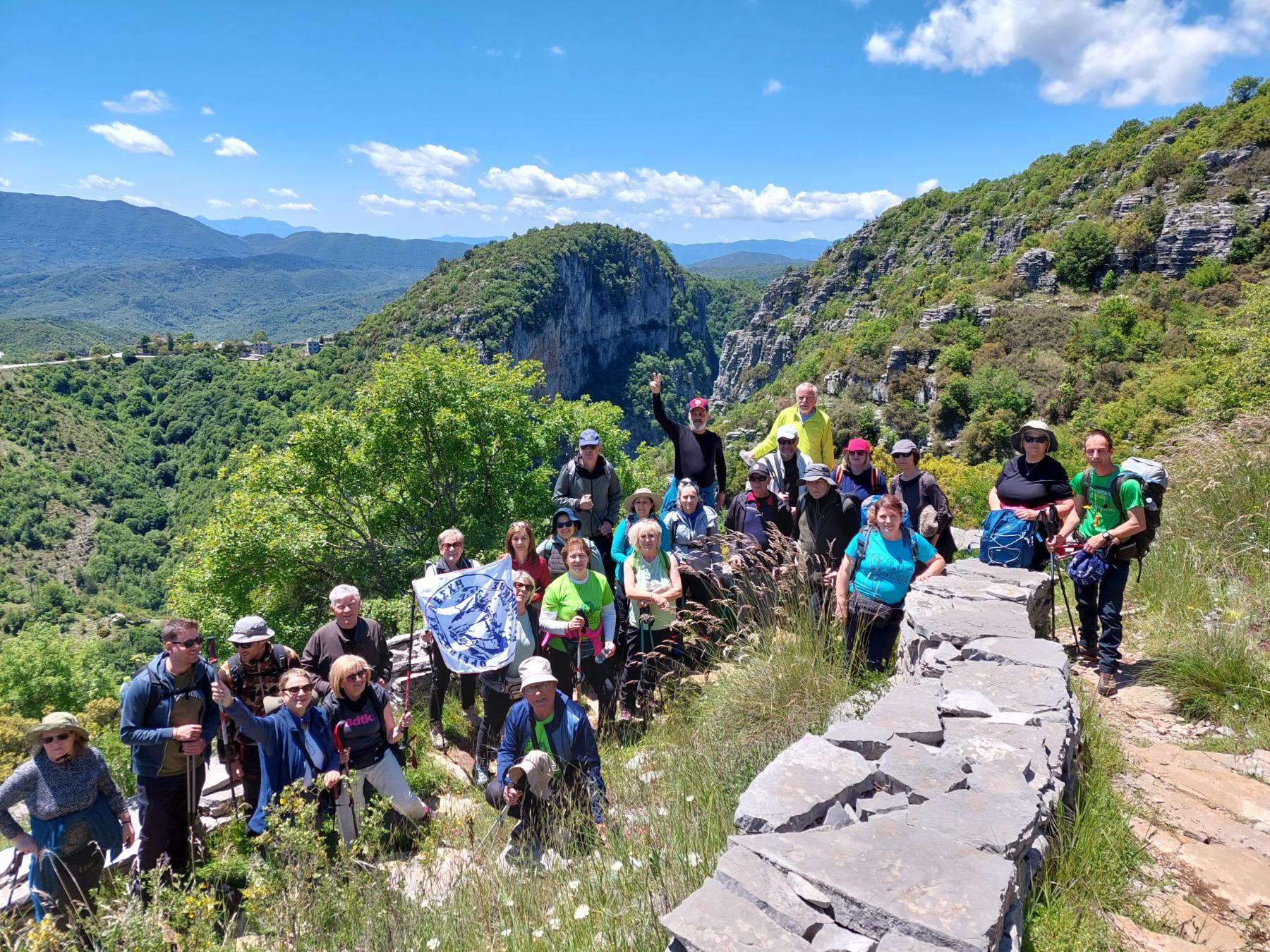 Πεζοπορία στη Σκάλα Βραδέτου πραγματοποίησε η Ορειβατική Λέσχη Καλαμπάκας